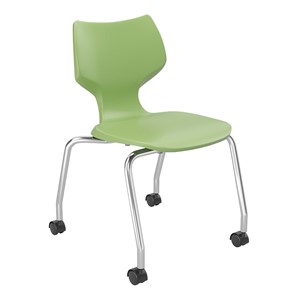 Flavors Mobile Stack Chair w/ Chrome Frame (18" H)