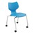Flavors Mobile Stack Chair w/ Chrome Frame (18" H)