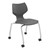 Flavors Mobile Stack Chair w/ Chrome Frame (18" H)