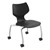 Flavors Mobile Stack Chair w/ Chrome Frame (14" H)