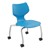 Flavors Mobile Stack Chair w/ Chrome Frame (14" H)