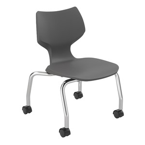 Flavors Mobile Stack Chair w/ Chrome Frame (14" H)