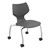 Flavors Mobile Stack Chair w/ Chrome Frame (14" H)
