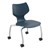 Flavors Mobile Stack Chair w/ Chrome Frame (14" H)
