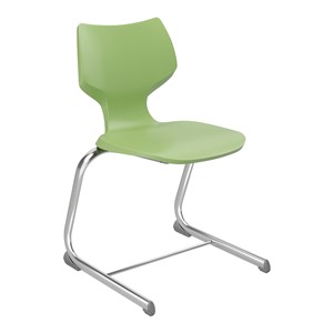 Flavors Cantilever Chair w/ Chrome Frame (18" H)