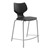 Flavors Fixed-Height Stool w/ Steel Glides and Platinum Frame (24" H)