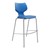 Flavors Fixed-Height Stool w/ Steel Glides & Platinum Frame (28" H)