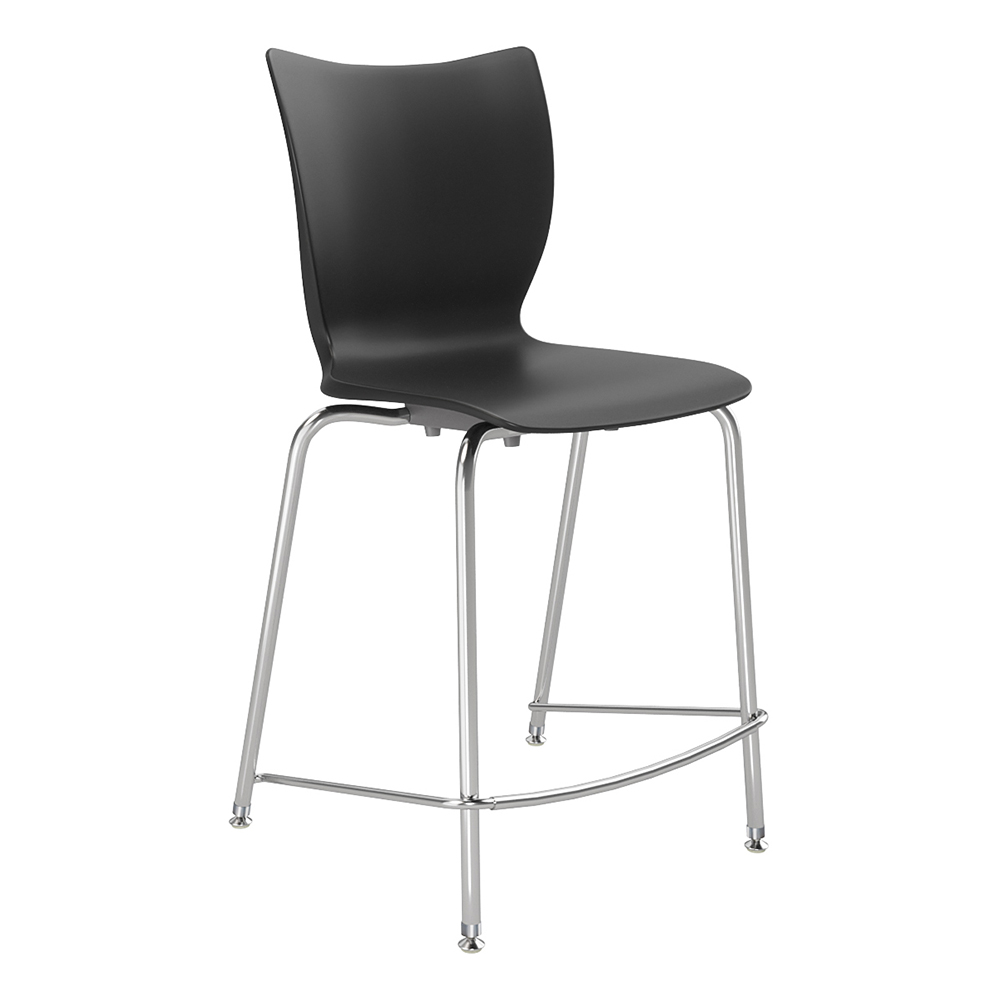 Groove Fixed-Height Stool w/ Glides