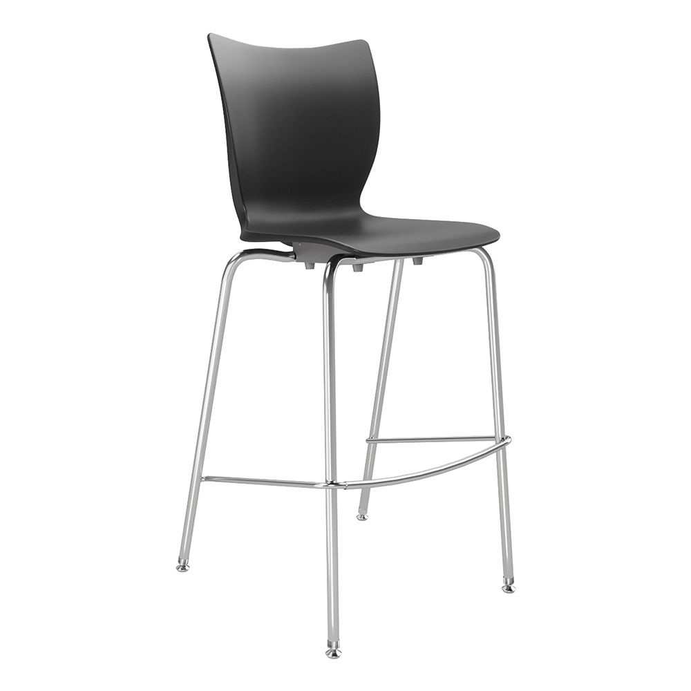 Groove Fixed-Height Stool w/ Glides