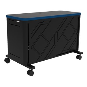 Console Gaming Hub™ w/ Blue Edgeband