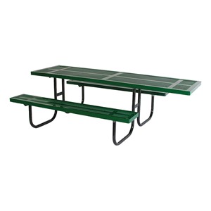 Wheelchair Accessible Rectangular Picnic Table Walk Through