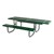 Wheelchair Accessible Rectangular Picnic Table Walk Through