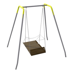 One-Bay Wheelchair Swing Set - Surface Mount