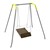 One-Bay Wheelchair Swing Set - Surface Mount