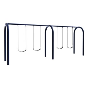 Arch Post Swing Set - Four Seats (Two Bays)