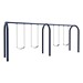 Arch Post Swing Set - Four Seats (Two Bays)