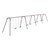 Modern Bipod Swing Set - Eight Seats (Four Bays)