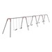 Modern Bipod Swing Set - Eight Seats (Four Bays)