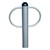 Circular Loop Bike Rack - Two Bikes - Inground Mount