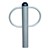 Circular Loop Bike Rack - Two Bikes - Inground Mount