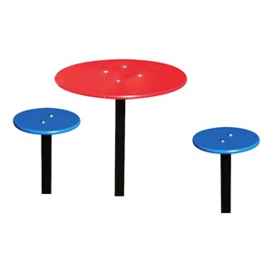 Preschool Outdoor Table & Two Seats