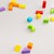 Colorful block toys on the floor