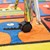 Round Adjustable-Height Mobile Preschool Activity Table - Caster