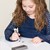 Preschool Crescent & Cog Mobile Collaborative Table w/ Whiteboard Top