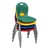 Structure Series Preschool Chair - Assorted Colors - Stacked