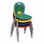 Structure Series Preschool Chair - Assorted Colors - Stacked