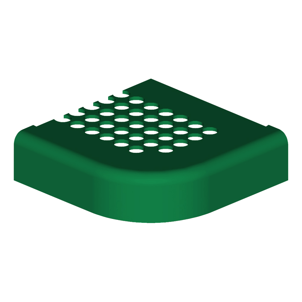 Square Portable Preschool Outdoor Picnic Table - Round Perforation