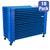 Blue Stackable Daycare Cot w/ Cot Sheet - Standard (52" L) - Pack of 18 Cots w/ Set of Four Casters - Stacked Cots