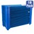 Blue Stackable Daycare Cot w/ Cot Sheet - Standard (52" L) - Pack of 18 Cots - Stacked Cots