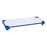 Blue Stackable Daycare Cot w/ Cot Sheet