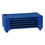 Blue Stackable Daycare Cot - Standard (52" L) - Pack of Cots