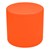 Shapes Vinyl Soft Seating - Cylinder (18" H) - Orange