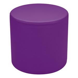 Shapes Vinyl Soft Seating - Cylinder (18" H) - Purple
