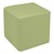 Shapes Vinyl Soft Seating - Cube (18" H) - Fern Green