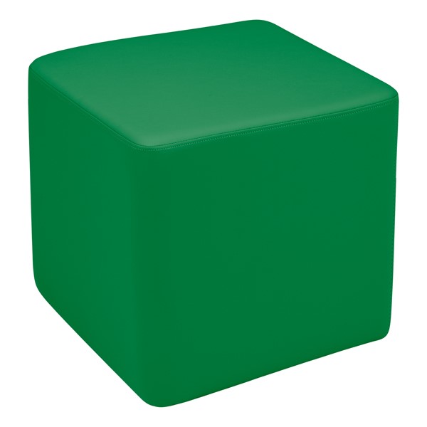 Shapes Vinyl Soft Seating - Cube (18" H) - Green
