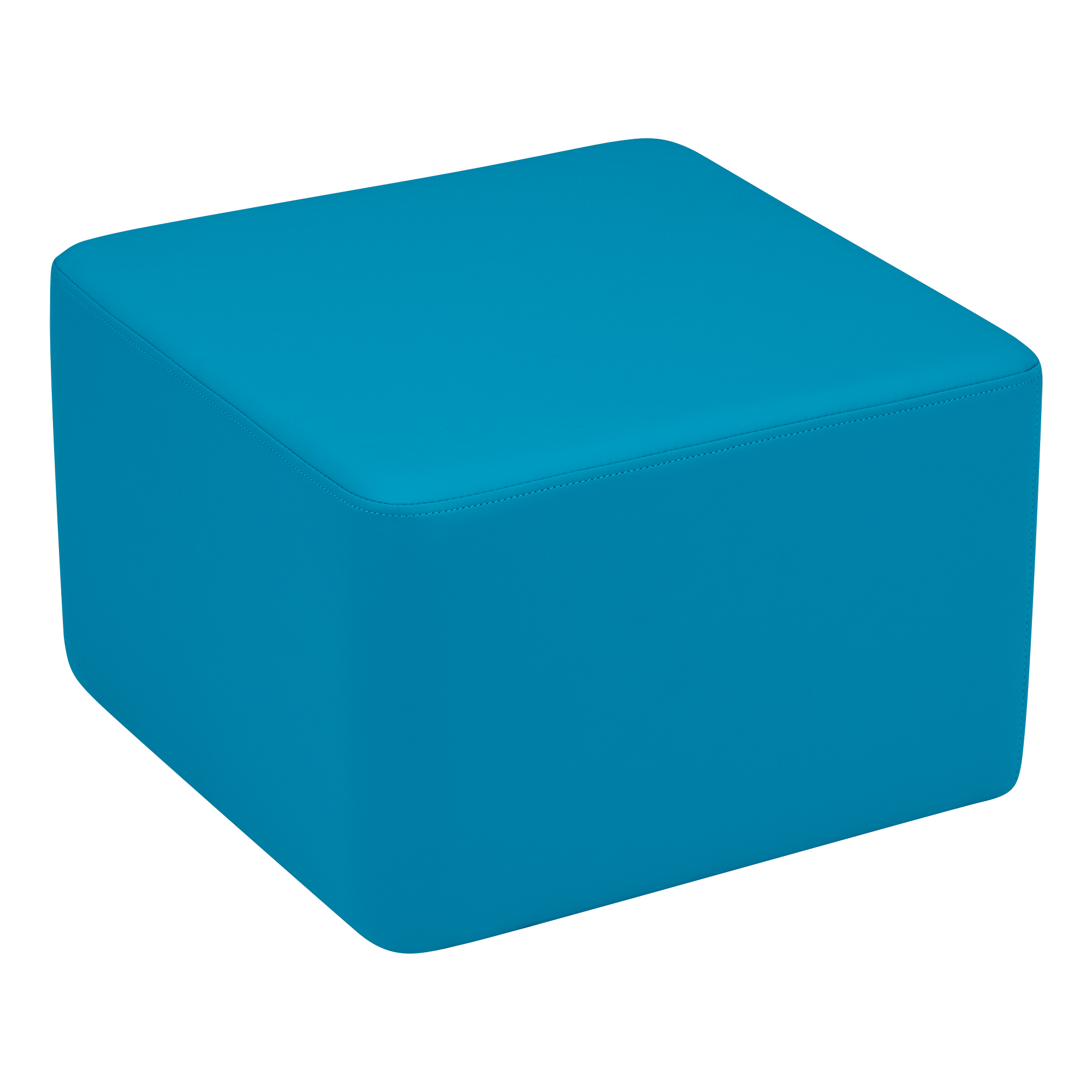 Shapes Series Vinyl Soft Seating - Cube (12" H)