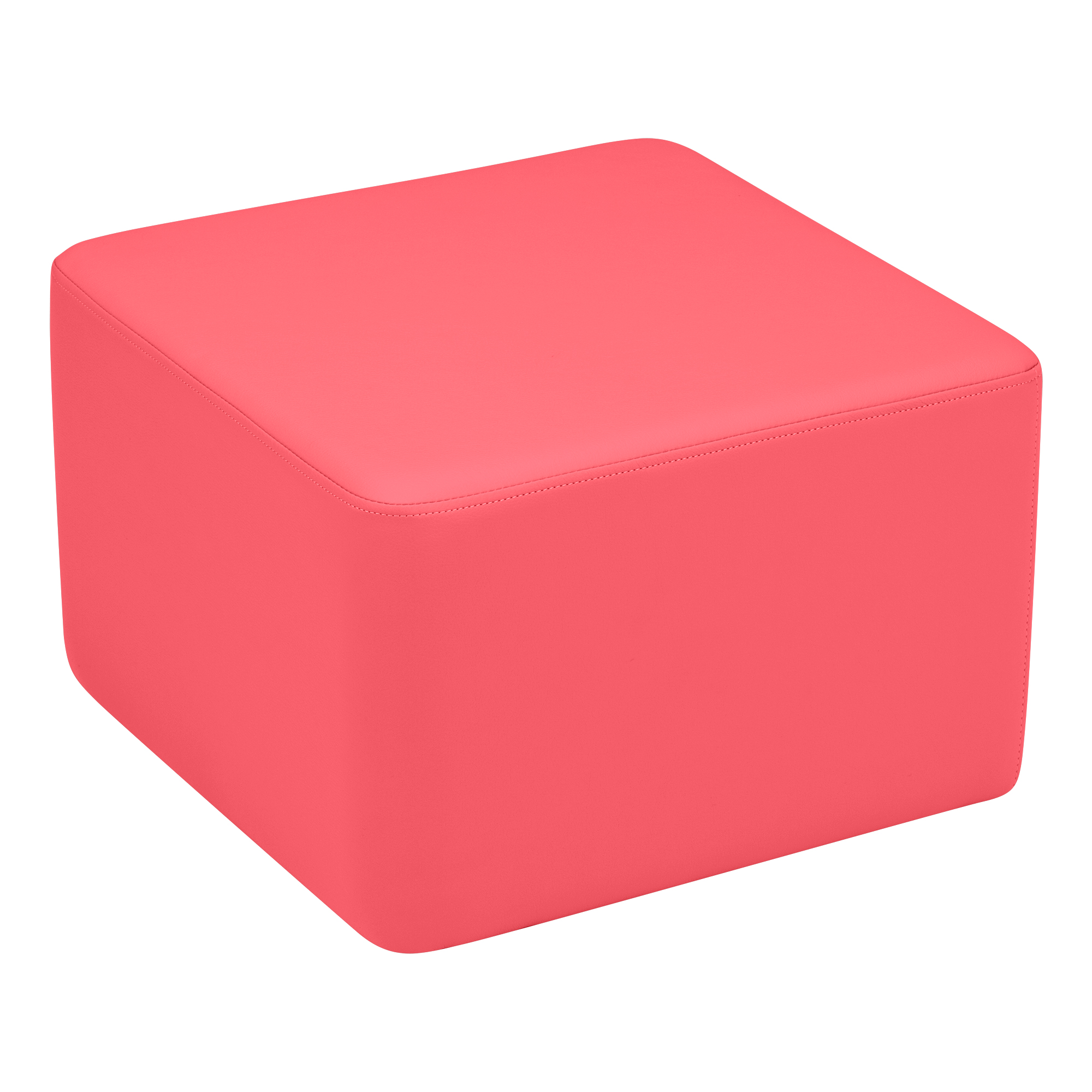 Shapes Series Vinyl Soft Seating - Cube (12" H)