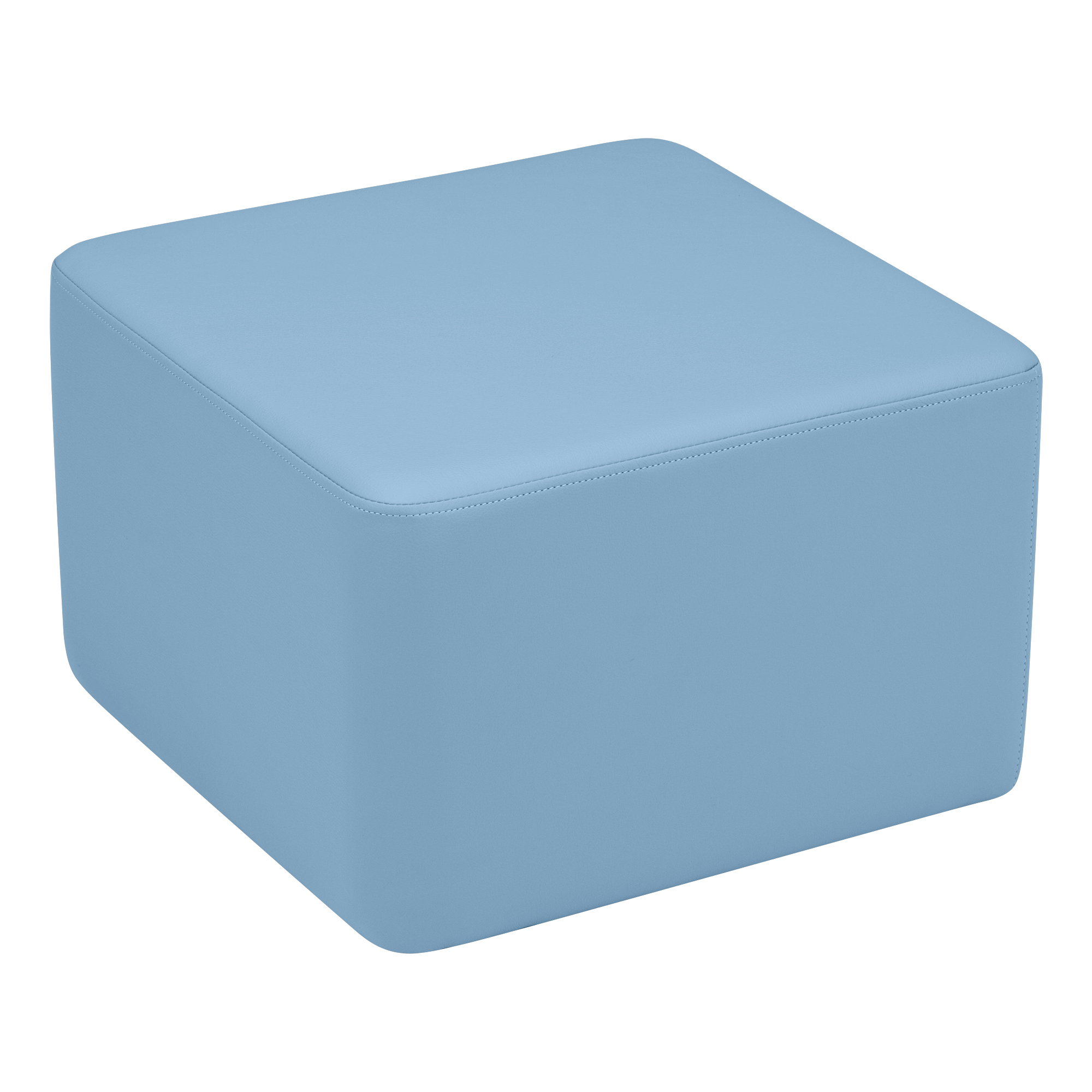 Shapes Series Vinyl Soft Seating - Cube (12" H)