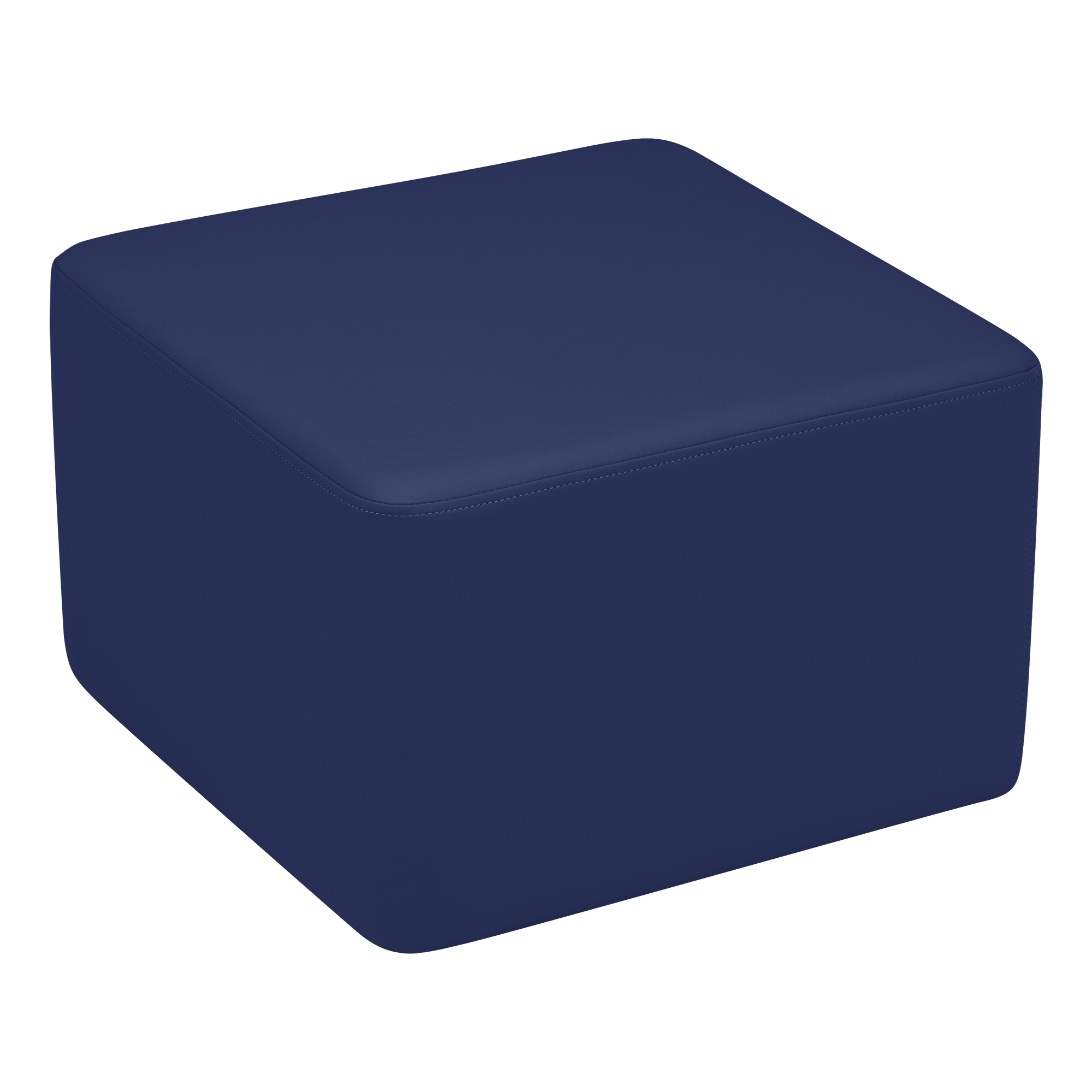 Shapes Series Vinyl Soft Seating - Cube (12" H)