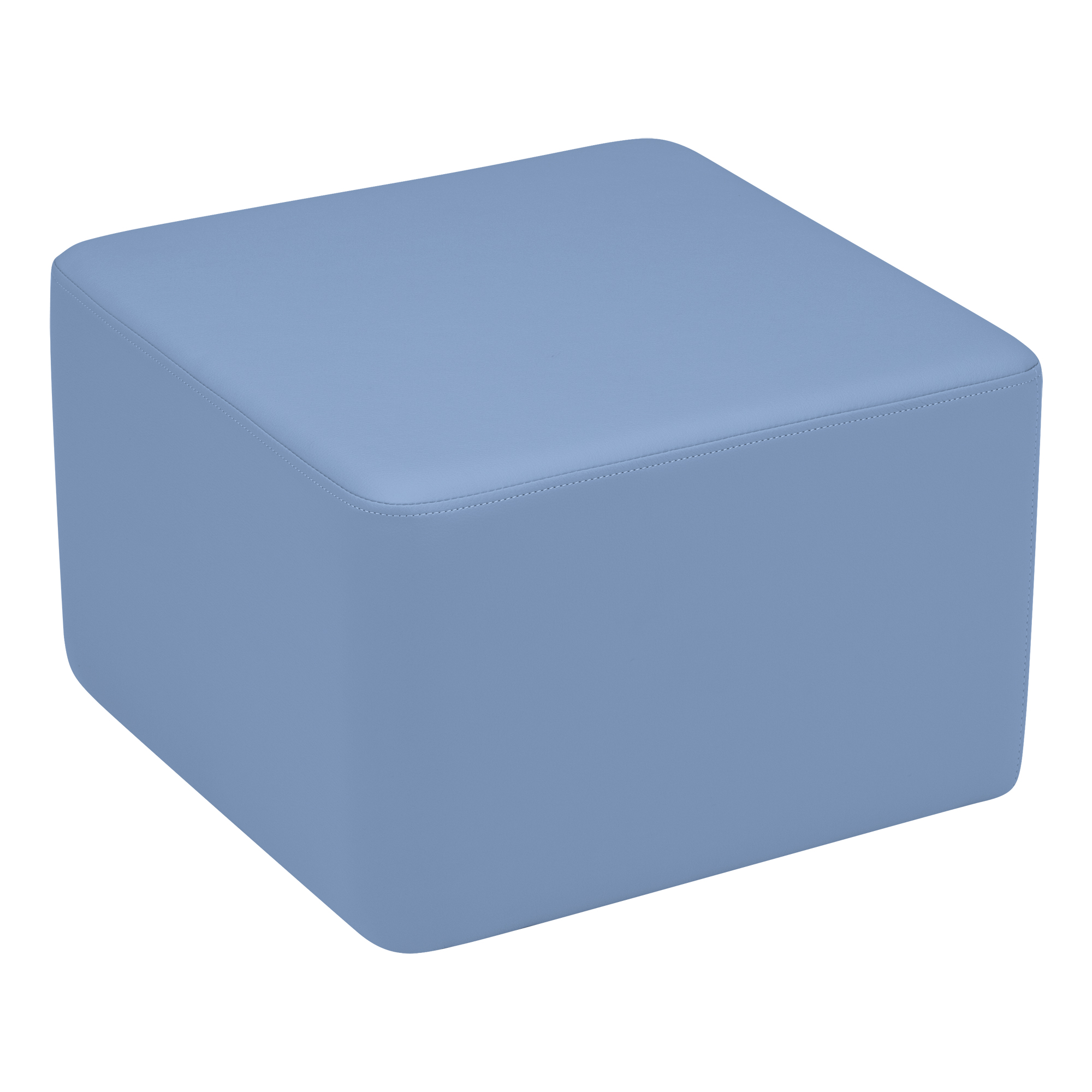Shapes Series Vinyl Soft Seating - Cube (12" H)