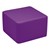 Shapes Vinyl Soft Seating - Cube (12" H) - Purple