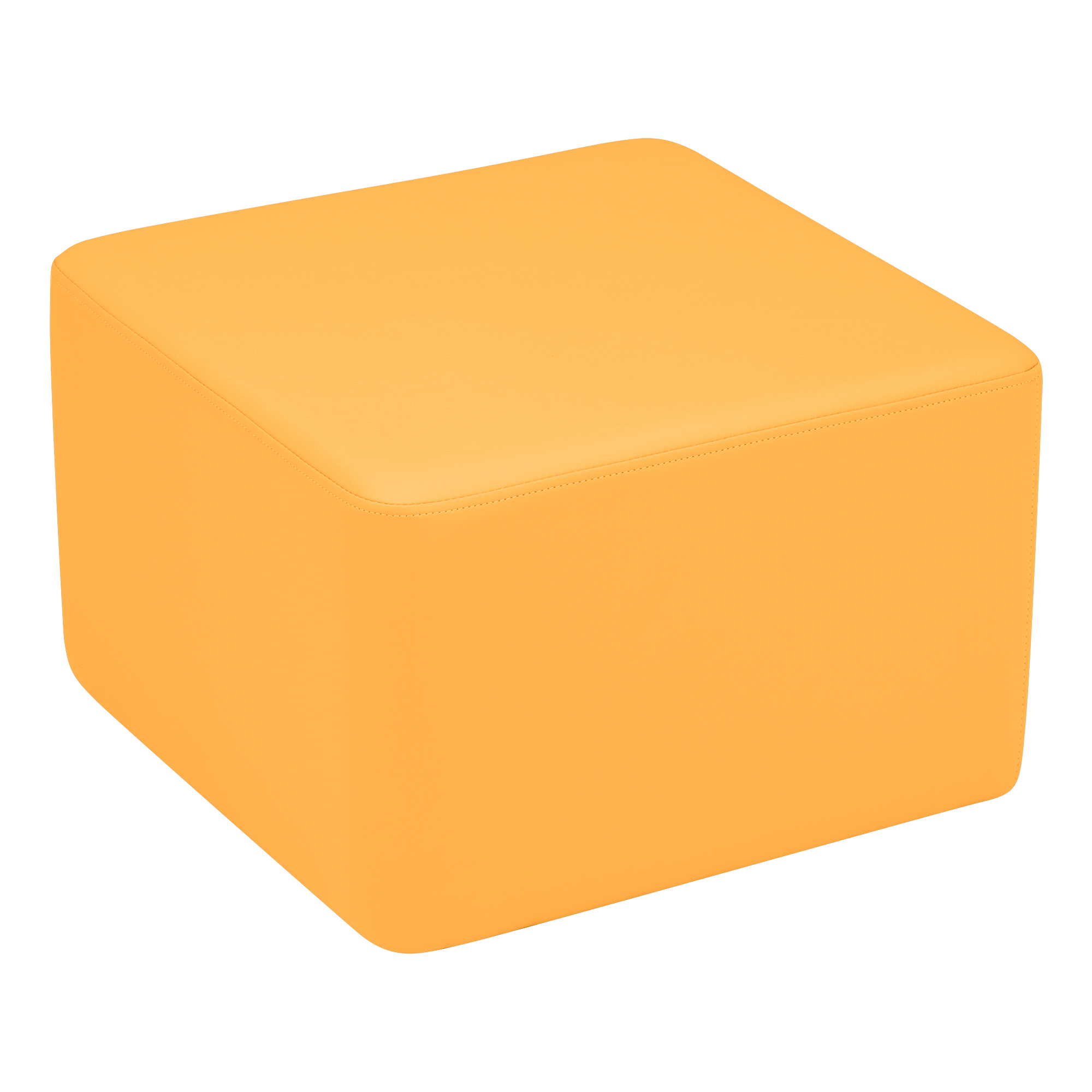 Shapes Series Vinyl Soft Seating - Cube (12" H)