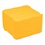 Shapes Vinyl Soft Seating - Cube (12" H) - Yellow