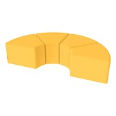 Shapes Series Vinyl Soft Seating - Wedge (Set of Four 12" H)