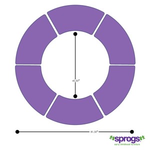 Shapes Vinyl Soft Seating - S-Curve (Six Pack) - Grouped Footprint