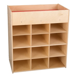 Economy Daycare Changing Station w/ 12 Cubbies